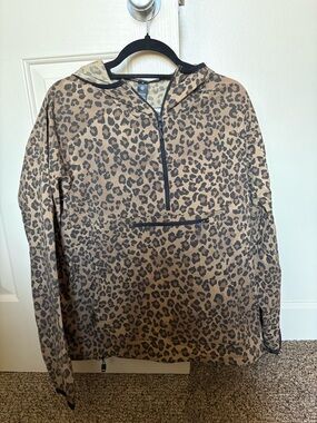Lululemon Multi-Pocket Running Anorak Leopard